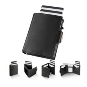 Multi-functional positioning RFID wallet