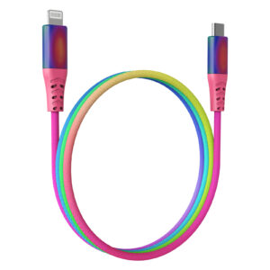A12 Rainbow Mesh Data Cable