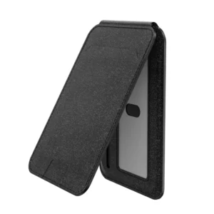 Positioning magnetic card holder without charging