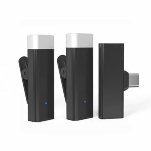 Apple MFi certified wireless lavalier microphone