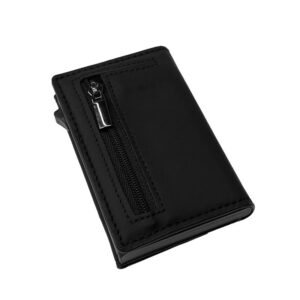P15 Anti-loss and Positioning Tri-fold Snap Card Wallet