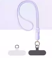 Skin-friendly silicone lanyard data cable