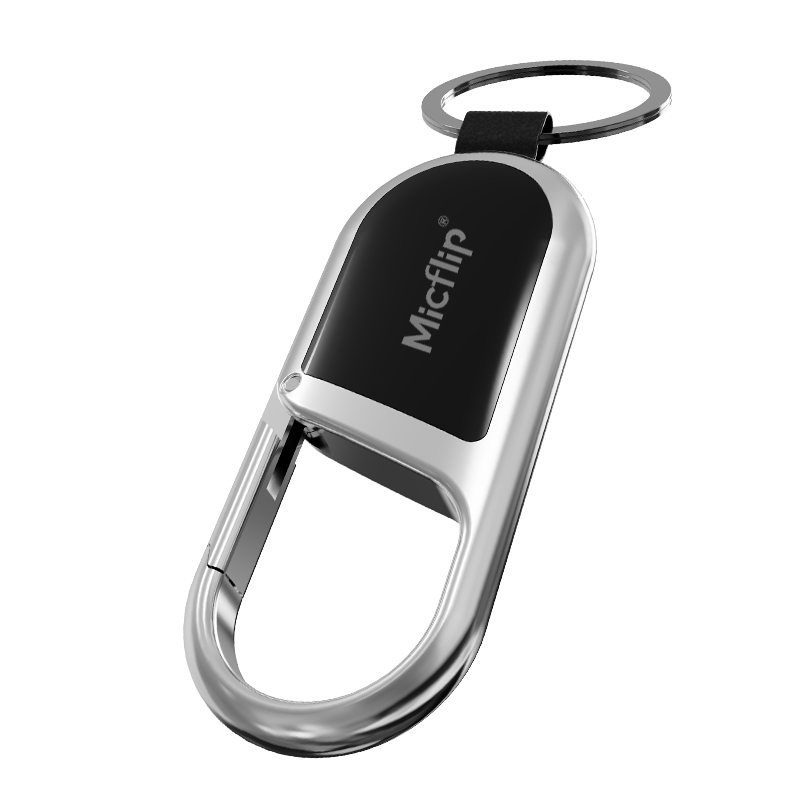 Micflip Keychain Finder P16 Bright silver