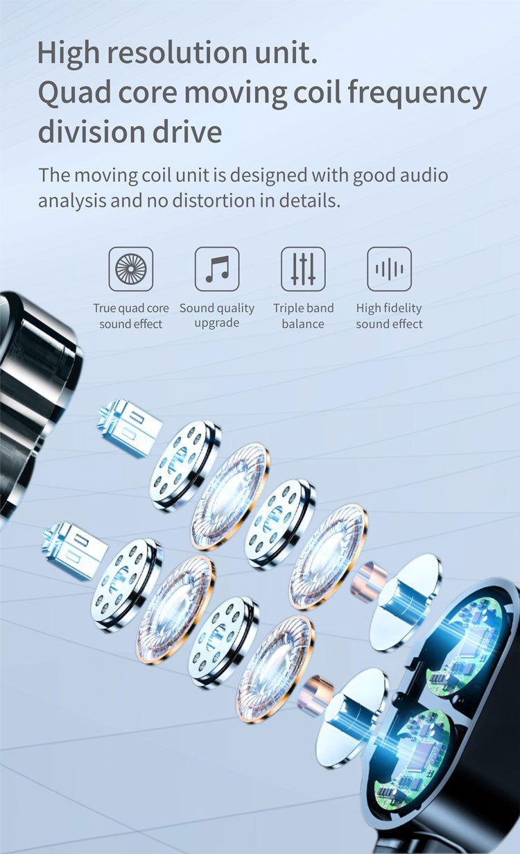 J03 Dual Dynamic Driver Digital Earphones (MFi Lightning)