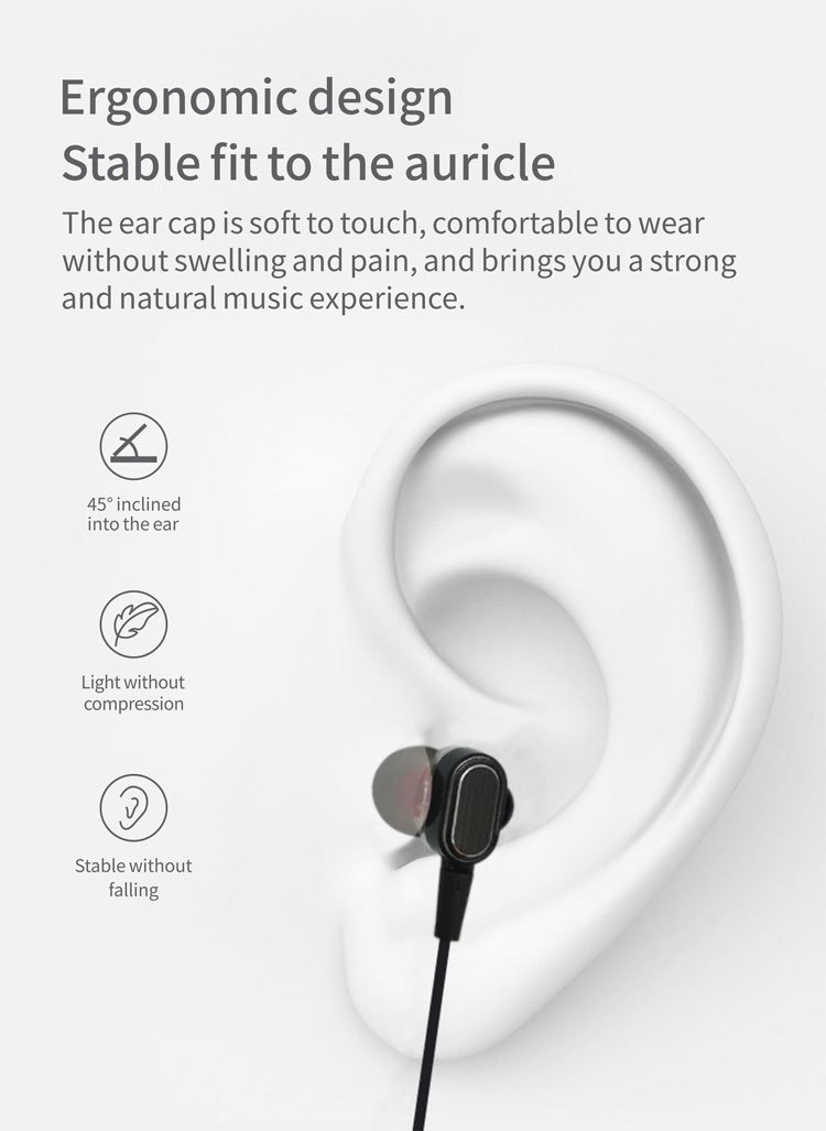J03 Dual Dynamic Driver Digital Earphones (MFi Lightning)