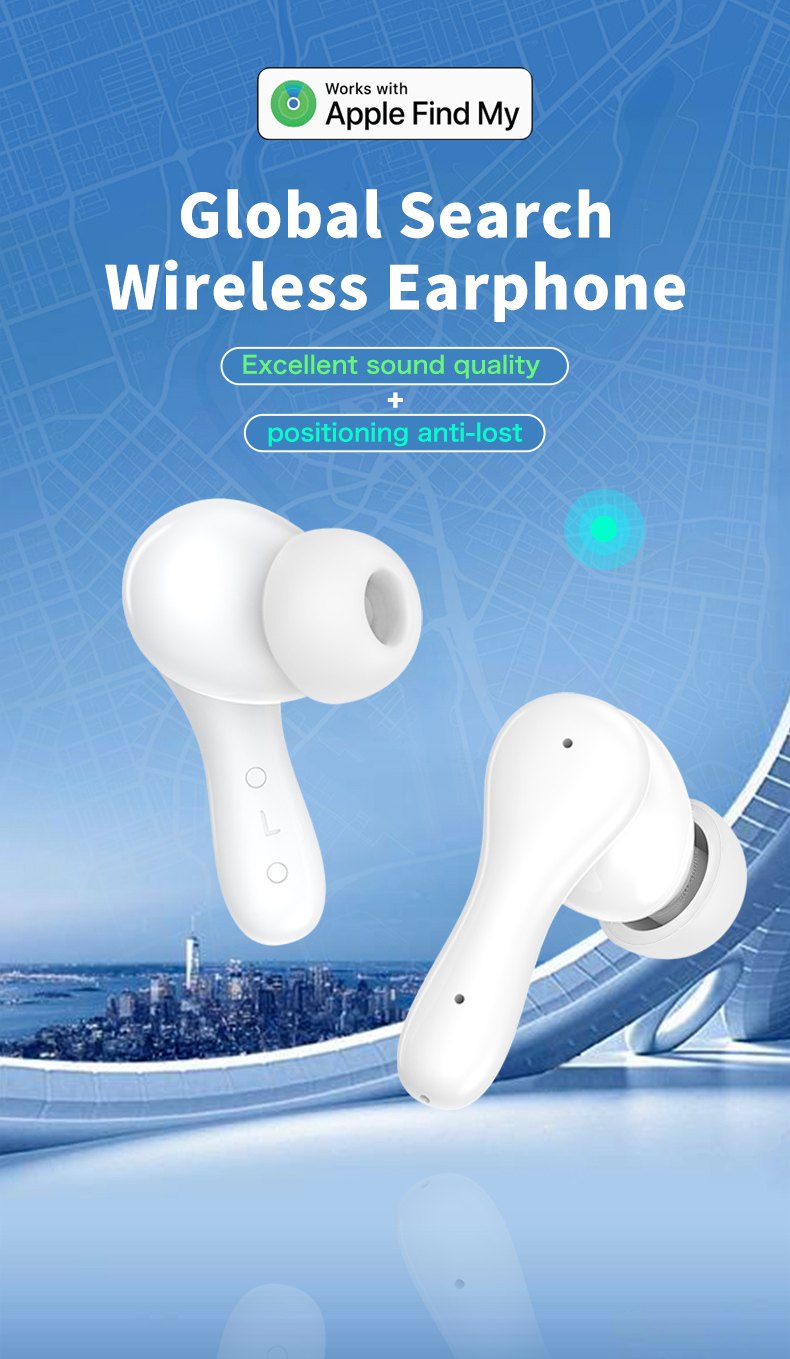 J05 Find My Anti-Lost ANC Wireless Earbuds